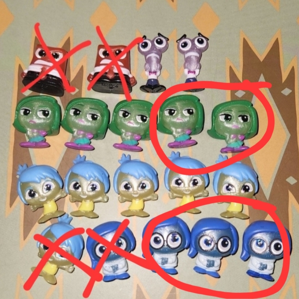 Disney doorables inside out